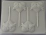 1001  Heart with Dove Chocolate or Hard Candy Lollipop Mold